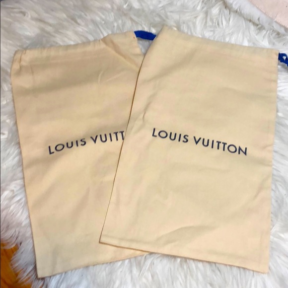 100% AUTHENTIC A Pair of LV DUST BAG (brand NeW) - Picture 1 of 10